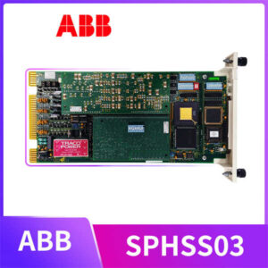 ABB SPHSS03 - 液压伺服控制核心，精准定位，动力澎湃，就选它！