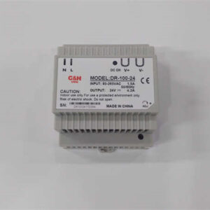 MEAN WELL DR-100-24 DIN导轨电源 - 24V 4.2A，工业控制系统稳定供电首选！
