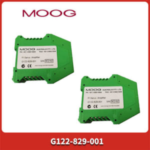 MOOG G122-829-001 伺服放大器模块：P-I控制利器，DIN导轨安装，调试超简单！