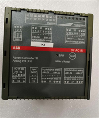 ABB 07AC91D 模拟量I/O模块 - Advant Controller核心，精准数据采集利器！