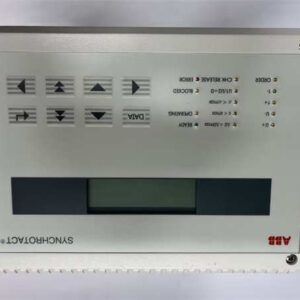 ABB SYN5202-0277 3BHB006715R0277：双通道自动同期装置，电网并联的“安全带”！
